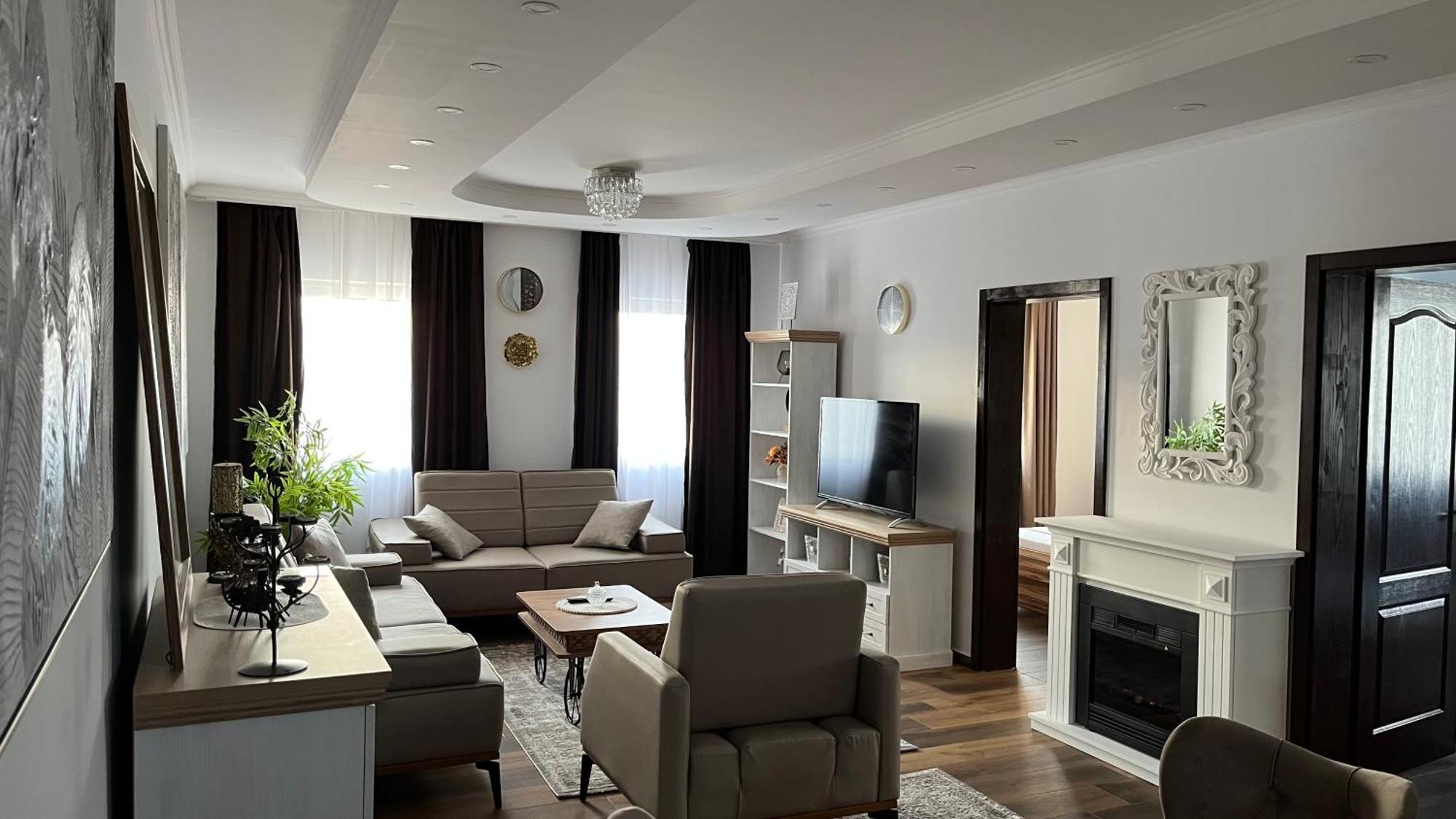 Airport Sky Apartments Lux Beograd Bagian luar foto